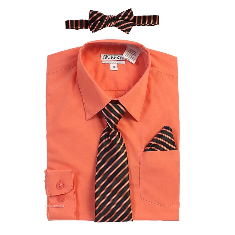 Boys button up shirt and pants suit